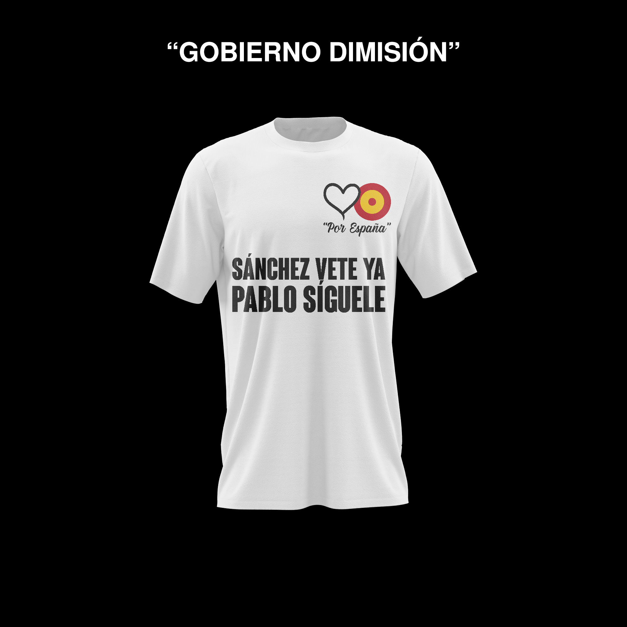 La tienda online de camisetas a favor de las protestas contra el Gobierno: www.porespana.es ...