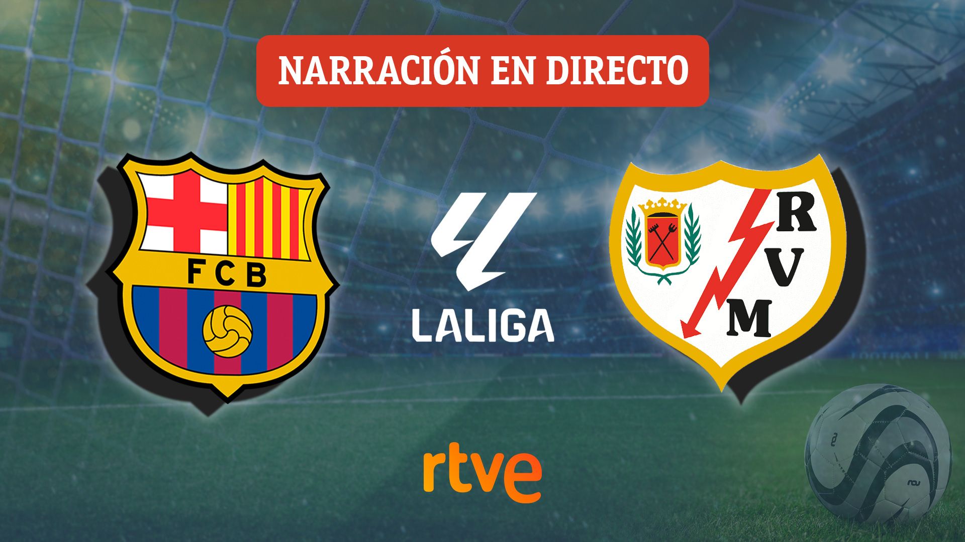Jugadores del Barcelona y Rayo Vallecano durante un partido