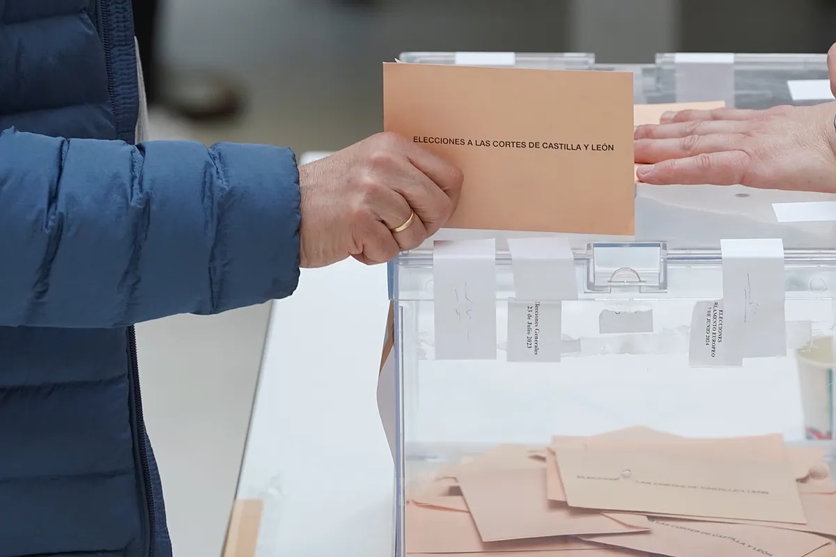 Colegio electoral en Castilla y León