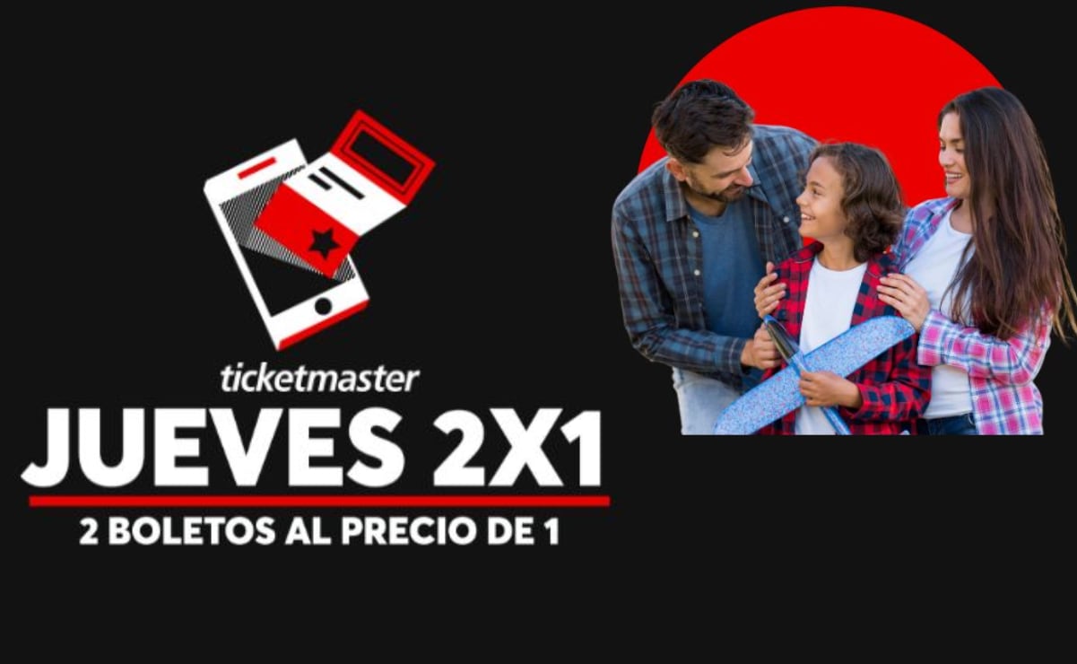 Logo de Ticketmaster con fondo oscuro