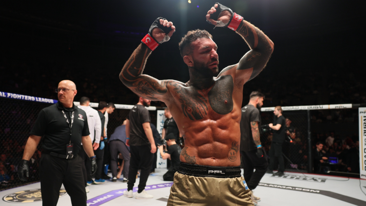 Franco Tenaglia en acción en PFL Madrid