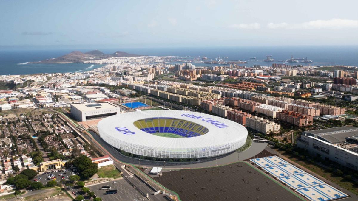 Estadio de Gran Canaria reformado
