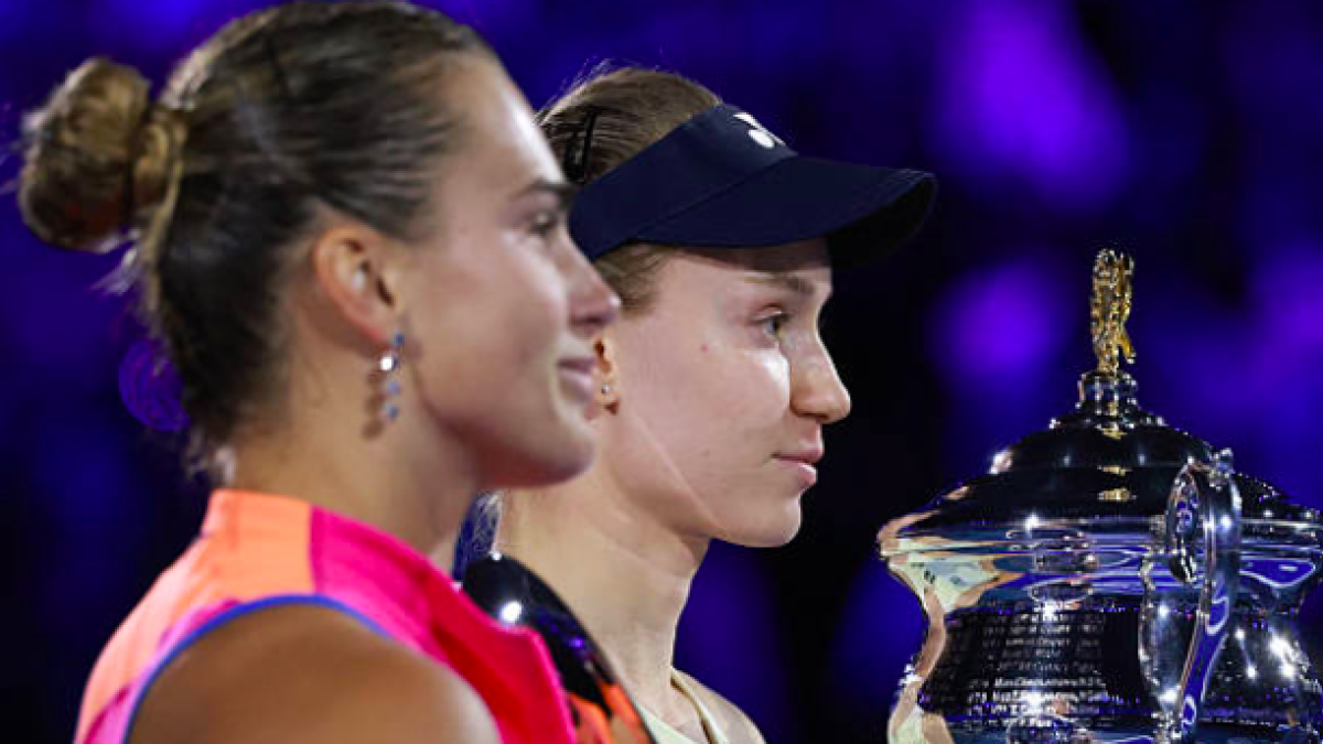 Aryna Sabalenka en la final de Indian Wells 2026