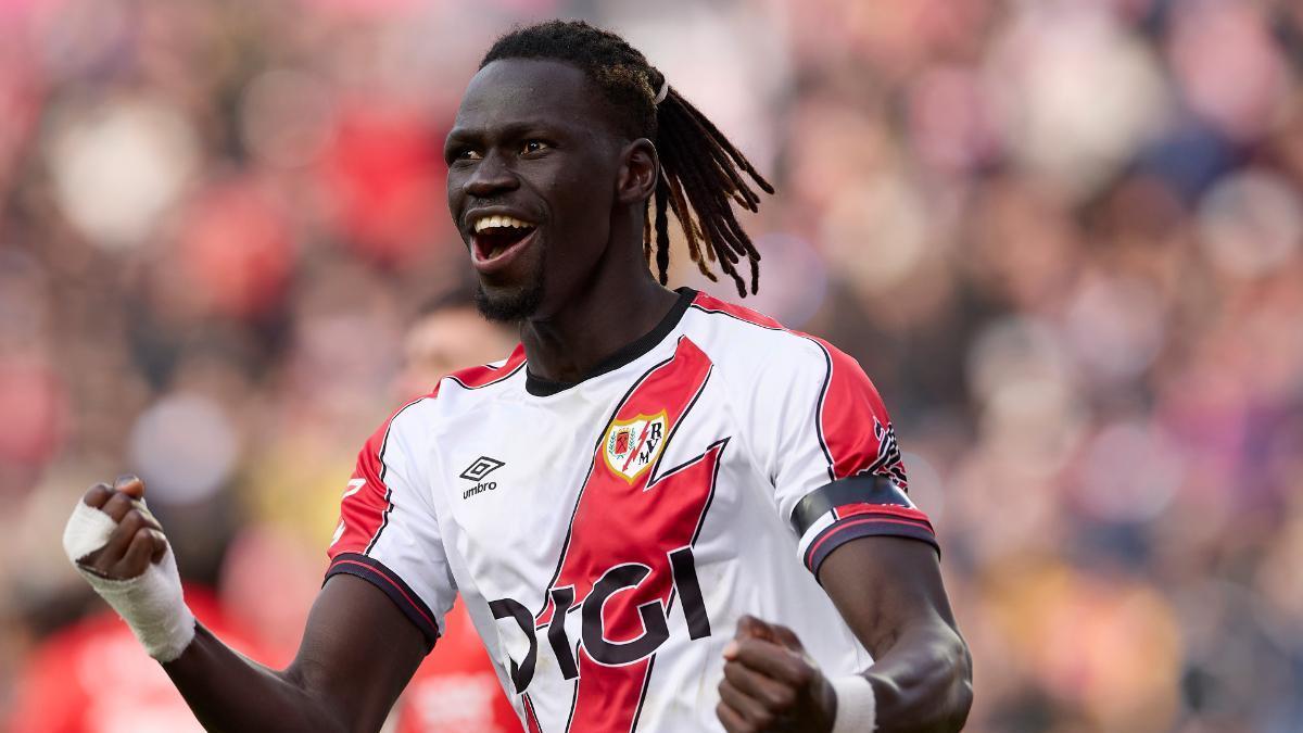Jugadores del Rayo Vallecano celebrando en la Copa África