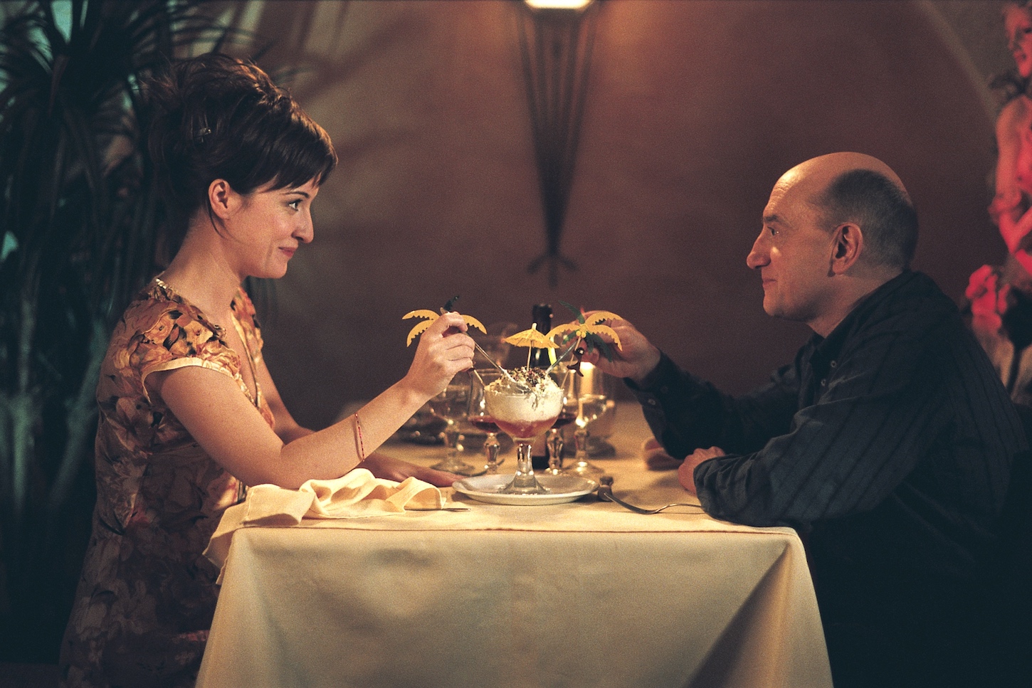 Isabelle Mergault en el rodaje de