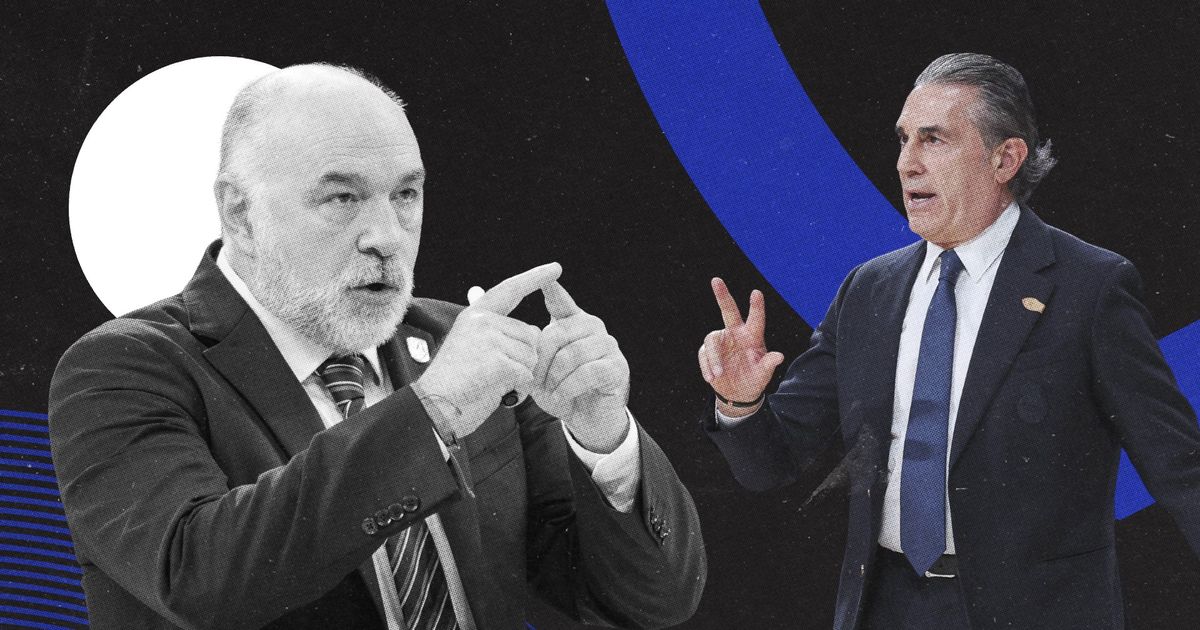 Jugadores de baloncesto en acción