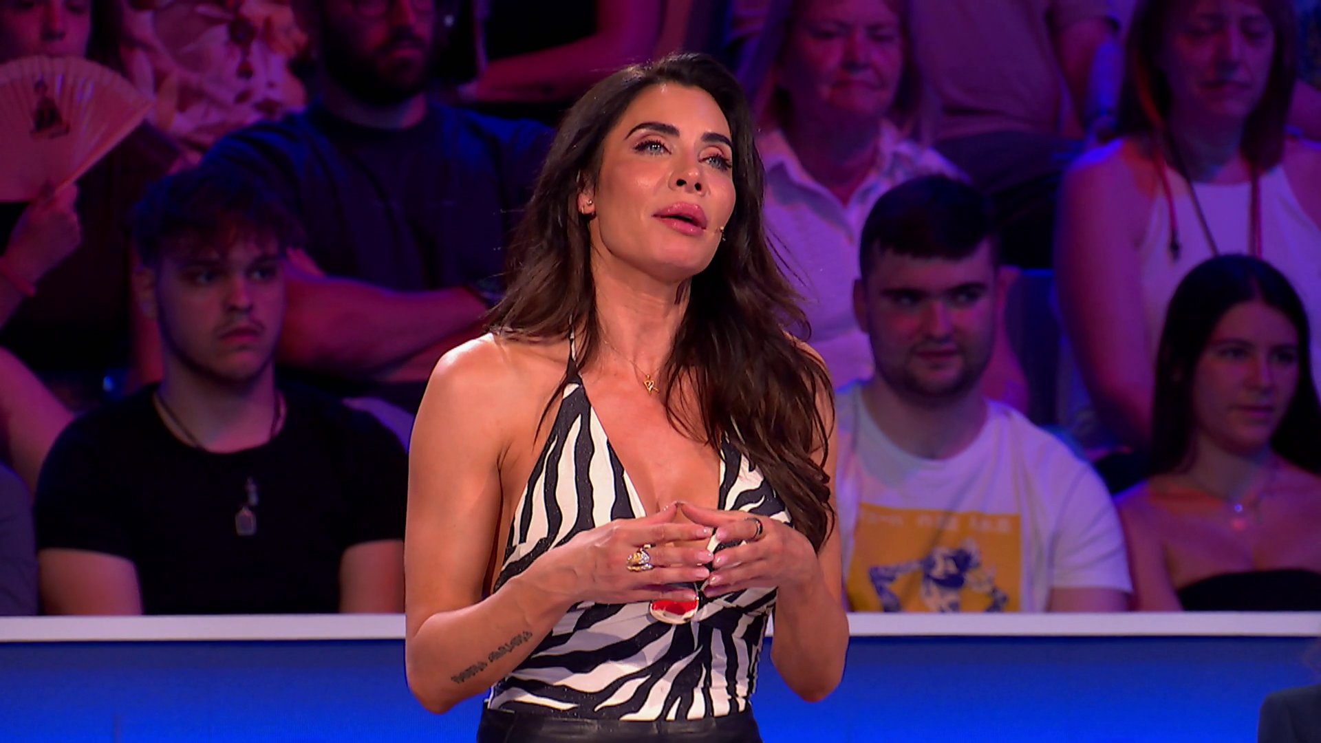 Pilar Rubio apoyando a Patricia Conde en El Desafío