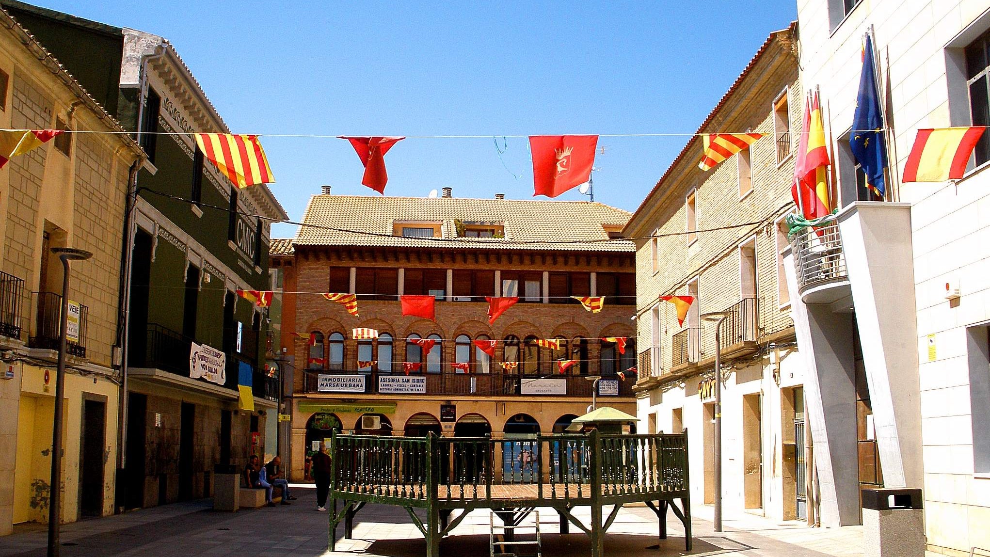 Plaza de España en Zuera, Zaragoza