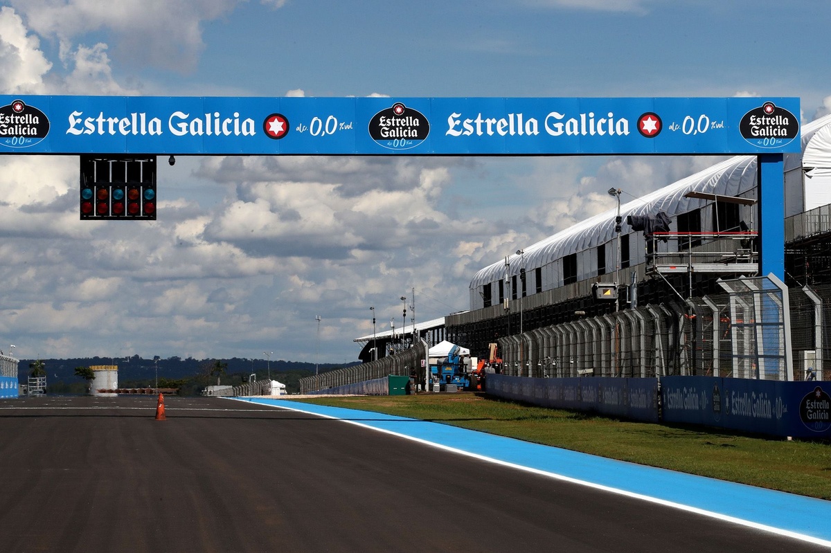 Vista general del Autódromo Ayrton Senna de Goiânia, Brasil