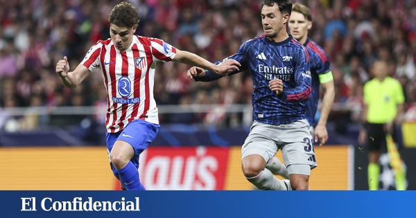 Atlético y Arsenal empatan en un partido de ida vibrante