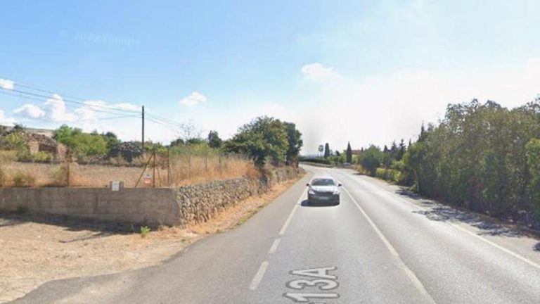 Muere un hombre de 65 años en trágico accidente en la Ma-13A de Mallorca