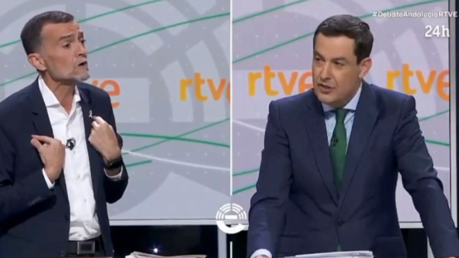Debate electoral Andalucía: Moreno Bonilla (PP) contra Montero (PSOE) y Gavira (Vox) - Claves y momentos