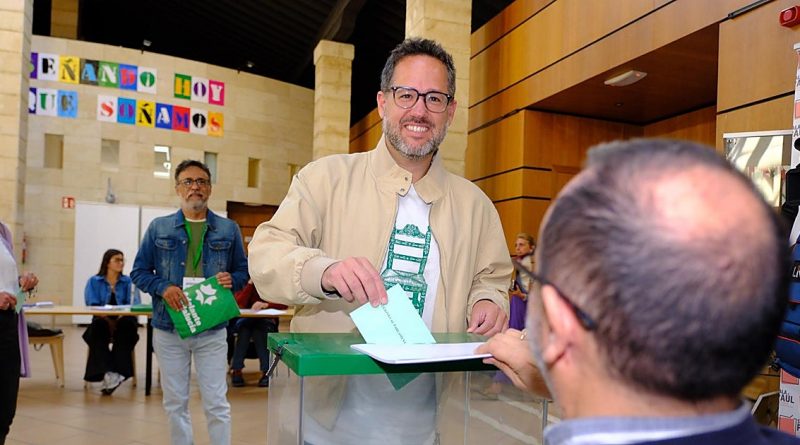 José Ignacio García vota en Jerez: "Hoy todos somos iguales"