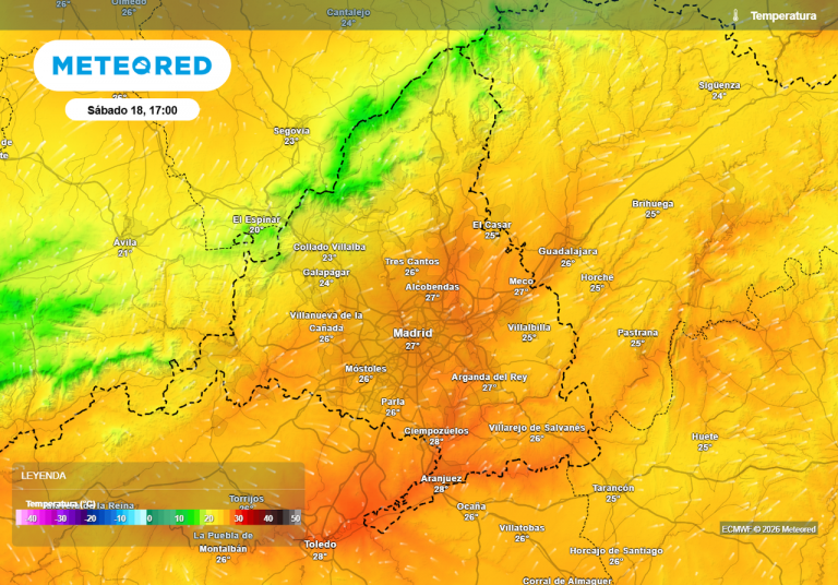 Previsión tiempo Madrid: calor extremo este fin de semana