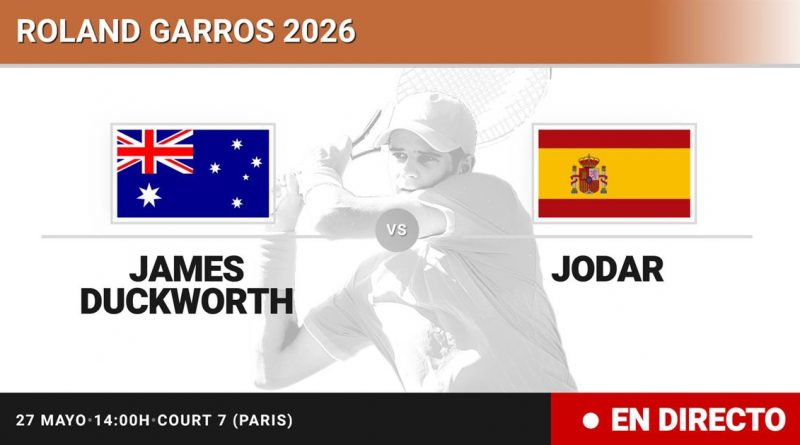 Rafa Jódar vs James Duckworth: Horario, claves y análisis del partido en Roland Garros