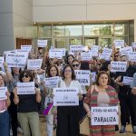 Protesta funcionarios Justicia Badajoz: denuncian colapso por sobrecarga laboral