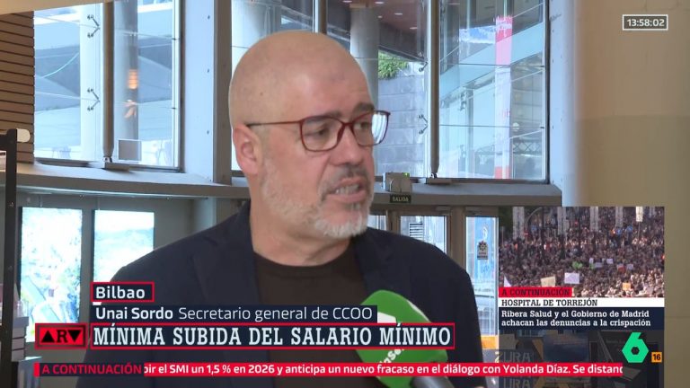 Unai Sordo advierte sobre la precariedad salarial: "No llegamos a fin de mes"