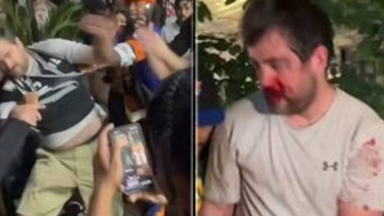 Violencia en Finales NBA: Ultras de los Knicks persiguen y agreden a fans de los Spurs en Nueva York