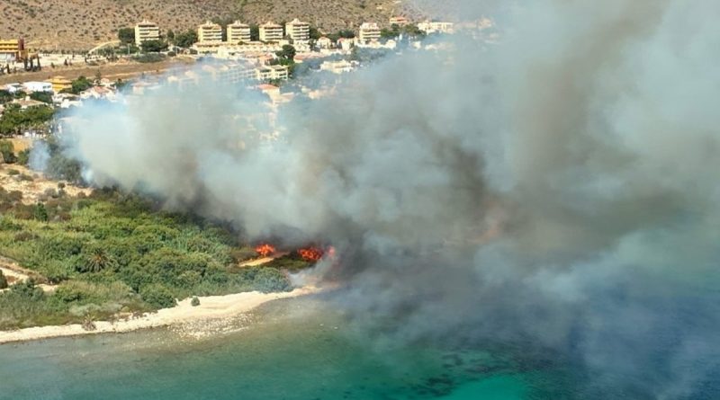 Incendio en Cartagena: 98 hectáreas calcinadas en Cabo Tiñoso tras 12 horas de lucha