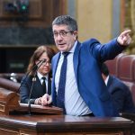 Patxi López defiende a Begoña Gómez en el Congreso: '¡Yo, con Begoña!'