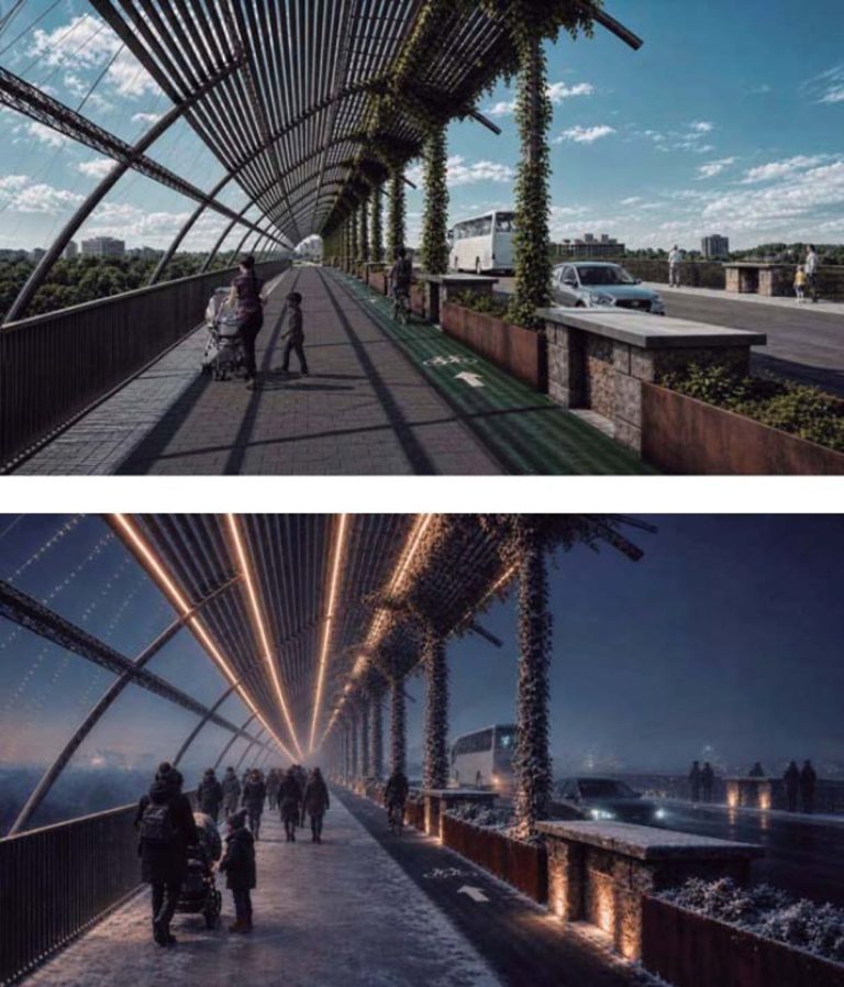Pérgola Puente Poniente Valladolid: Proyecto de ampliación y nueva plaza