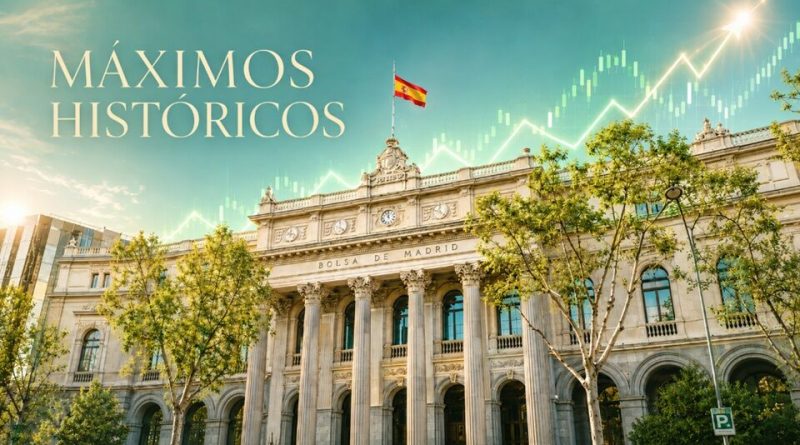 IBEX 35: Cierre histórico con rebote del 2,59% y máximos en 18.764 puntos