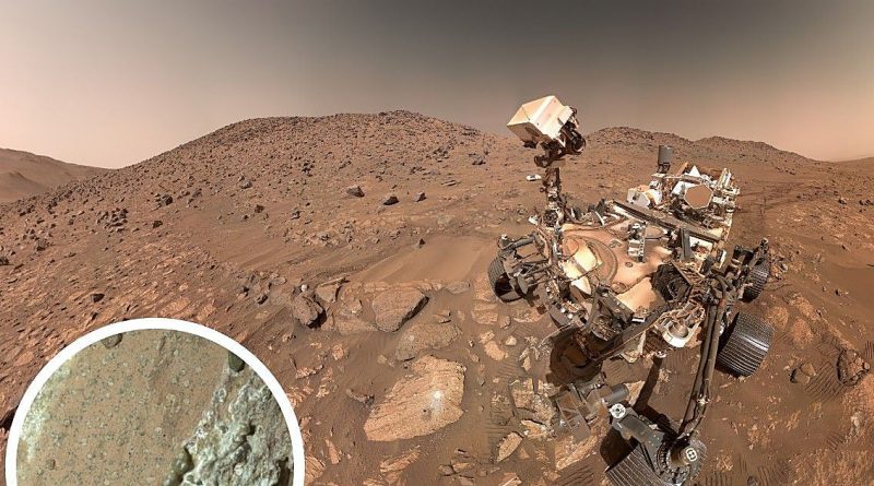 Marte: Roca clave con carbono orgánico complejo aviva esperanza de vida antigua