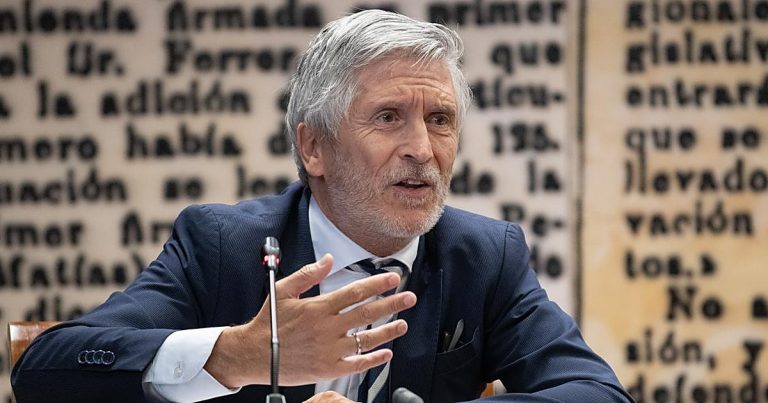 Marlaska defiende a la directora de la Guardia Civil en el Senado por el 'Caso Koldo'
