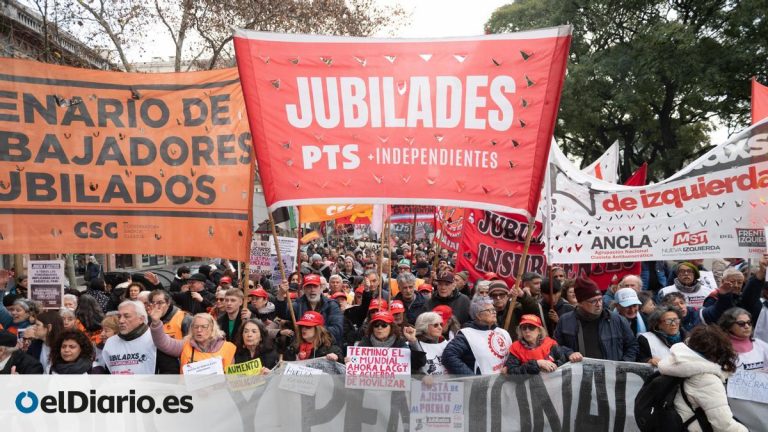 Milei enfrenta protestas masivas en Argentina: Sindicatos y jubilados exigen salarios dignos