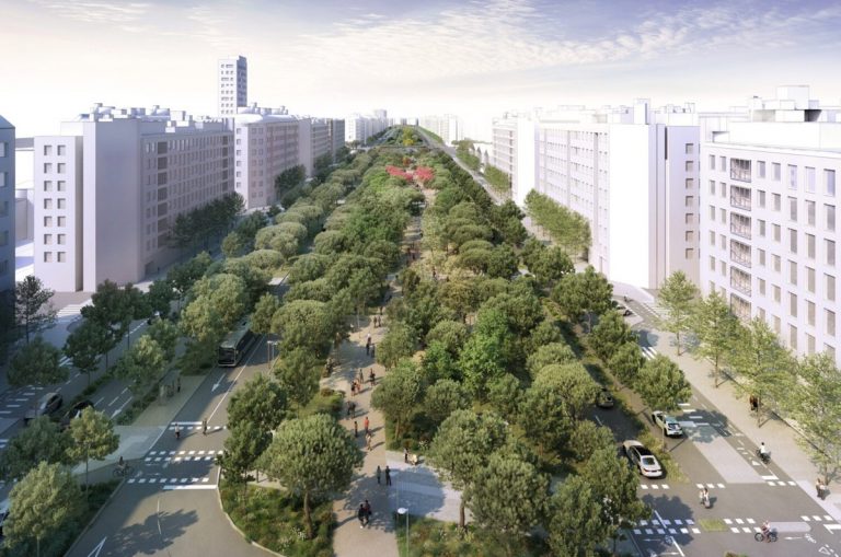 La Gran Vía del Sureste se transforma: un bulevar verde y de ocio en Madrid