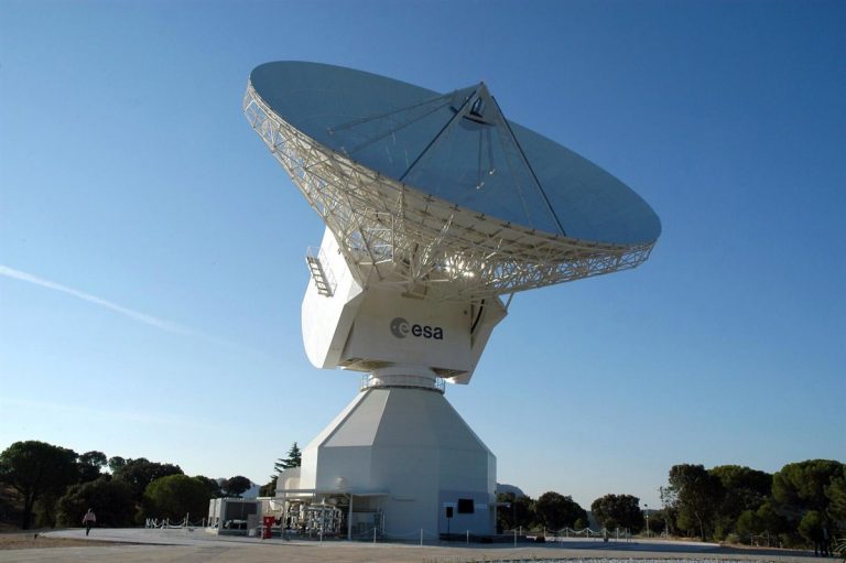 Estación espacial ESA Cebreros: indemne al incendio forestal de Ávila
