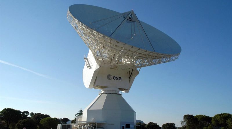 Estación espacial ESA Cebreros: indemne al incendio forestal de Ávila