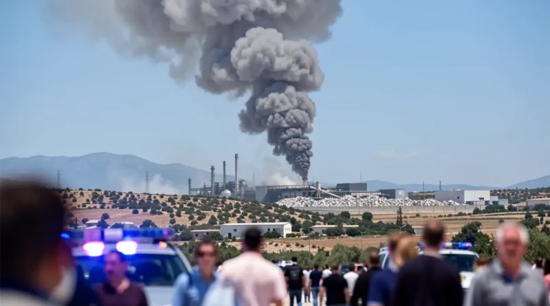 Incendio Granollers: Humo negro tóxico obliga al confinamiento de vecinos