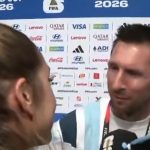 Messi y Sofi Martínez: El tenso cruce en zona mixta que desata la polémica
