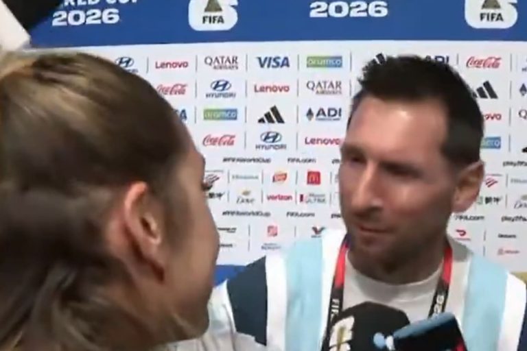 Messi y Sofi Martínez: El tenso cruce en zona mixta que desata la polémica