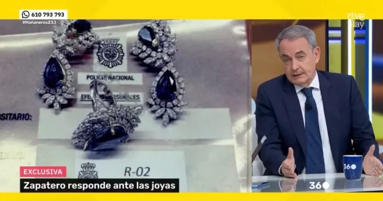 Zapatero se defiende en TVE del escándalo Plus Ultra y aclara el origen de sus joyas