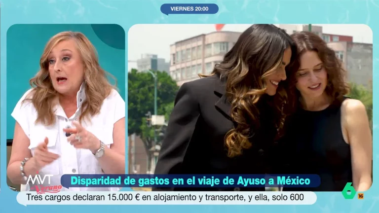 Elisa Beni cuestiona la presencia de Ayuso en México