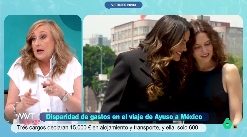 Elisa Beni cuestiona la presencia de Ayuso en México